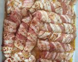 Baconos négyborsos csirkemell recept fázis 1 fotója