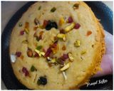 A picture of step 9 of Rava Tutti-fruiti Cake.