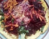 A picture of step 4 of Vegetable egg.