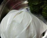 A picture of step 1 of Bathua ka raita.