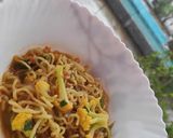 A picture of step 10 of Rain and Maggi bowl.