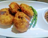 A picture of step 8 of Batata wada.