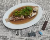 Foto langkah ke 5 dari resep Steamed Kakap ala Hongkong.