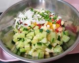 Alap saláta Kedvenc dresszinggel recept fázis 3 fotója