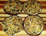 A picture of step 7 of Mike's EZ Sausage Stuffed Portobello Mushrooms.