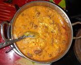 A picture of step 5 of Rajma masala.