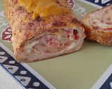 Foto del paso 5 de la receta: Enrollado de carne con jamón y queso