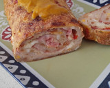 Foto del paso 5 de la receta: Enrollado de carne con jamón y queso