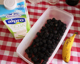 Foto del paso 1 de la receta: Batido de moras y plátano