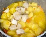Foto del paso 4 de la receta: Porrusalda con bacalao y corona de puerro