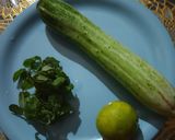 A picture of step 1 of Cucumber Cooler.