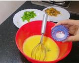 A picture of step 4 of Chicken 🐓 Tikka Cheese 🧀 Omelette 🍳Recipe 😋.
