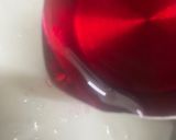 A picture of step 3 of Rose milk with rose jelly.