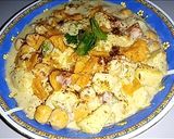 A picture of step 3 of Chana Chat.