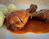 Foto del paso 10 de la receta Muslos de pollo a la vizcaína con nueces