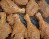 A picture of step 4 of Butter Chicken gravy with drumsticks 😋.