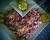 Foto del paso 5 de la receta: Ensalada de repollo morado, zanahoria y queso parmesano!