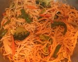 A picture of step 5 of Veg Chow Mein / Chinese Noodles.
