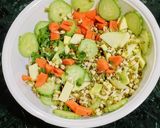 A picture of step 2 of Mung beans Sprouts Salad.