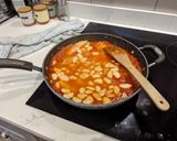 A picture of step 6 of Cod & chorizo stew with butter beans.