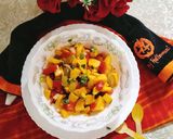 A picture of step 3 of Mango salsa.
