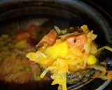A picture of step 4 of Cabbage Carrots peas & potato vegetable.