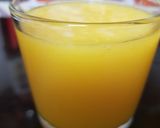 A picture of step 4 of My Mango & Mandarin Juice 😘 #2Flavours.