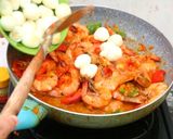 Foto langkah ke 8 dari resep Udang Puyuh Asam Manis DEBM.