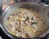 A picture of step 5 of Instant Pot Chicken Corn Chowder.