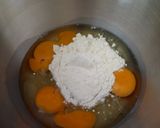 Une image de l'étape 2 de Fondant au chocolat coeur coulant.