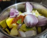 A picture of step 2 of Pudina Chutney.