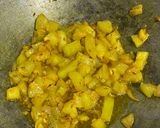 A picture of step 3 of Louki ki Sabji.