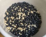 Une image de l'étape 4 de Lentilles🐞 béluga 🍂quinoa🪵.