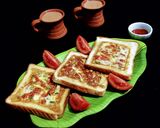A picture of step 9 of Cheese Tomato Egg Toast.