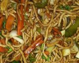 A picture of step 5 of Chowmin/Hakka Noodles [Street Style].
