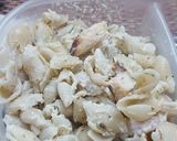 Foto del paso 3 de la receta: Pasta con pollo en salsa blanca