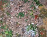 A picture of step 4 of Spinach soup😋.
