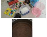 Foto langkah ke 1 dari resep Puding Cokelat Cappuccino.