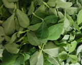 A picture of step 2 of Methi mutter pulao.