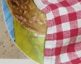 A picture of step 5 of Veg Meyo Kathi Roll.