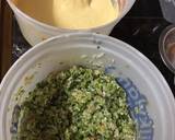 Instant Doughnut Shaped Handvo (savory Doughnut cake) made of maize flour#bakedsnacks recipe step 2 photo