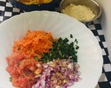 Foto del paso 1 de la receta: Hamburguesas de Garbanzos Vegano Con Espinaca al Horno !🥕🧅🌿