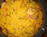 A picture of step 8 of Kidney jollof rice.