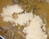 A picture of step 2 of Masala karele.