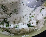 A picture of step 7 of Sabudana and Bhagar Appe.