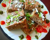A picture of step 4 of Ragi Oats Dhokla.