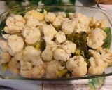 Une image de l'étape 2 de Gratin de choux-fleurs et brocoli rapide.
