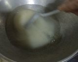 A picture of step 2 of Peanut coconut barfi.