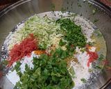 A picture of step 1 of થાલીપીઠ.(Thalipeeth Recipe in Gujarati).