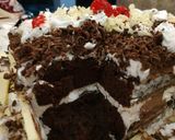 Foto langkah ke 8 dari resep Kue tart brownies kukus.